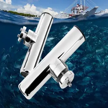 Morski iz Nerjavečega Jekla Ribolov Reševanje Pribor Vrtljiv Palico Imetnik za 19-25 mm cevi