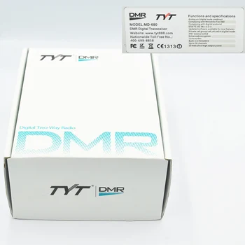 High Power TYT MD-680 DMR Digitalni dvosmerni Radijski UHF 400-470Mhz 10W Moč Nepremočljiva IP67 Dolgo Govori Obseg Walkie Talkie za Delo