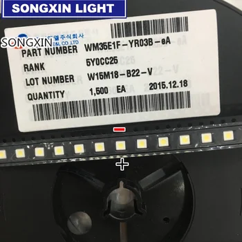 500PCS ZA WOOREE LED backlight LCD TV bead 3 V 1 W 3535 LED SMD Žarnica noge 3535 hladno bela WM35E1F-YR07-eB