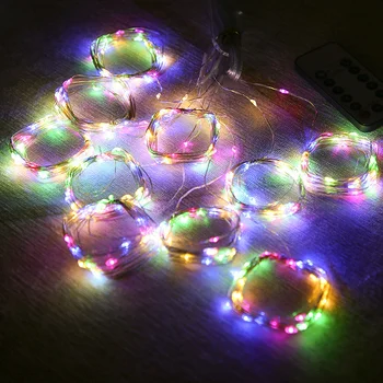 3M LED Zavese Garland na Oknu USB Pravljice Luči Niz Daljinski upravljalnik svate Novo Leto Božično Dekoracijo za Dom