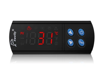 Digitalni Ogrevanje 400 stopinj ℃/℉ termostat stikalo temperaturni regulator s K tip termočlen EW-986G