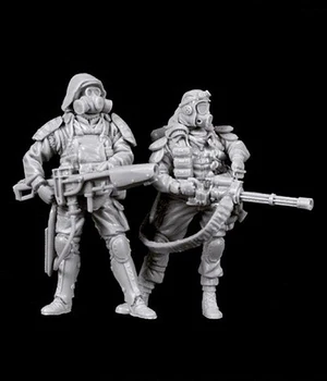 1/35 Stalkers Nastavite Mlinček & Iztrebljevalec Apokaliptični igrača Smolo Model Mini Kit unassembly Unpainted