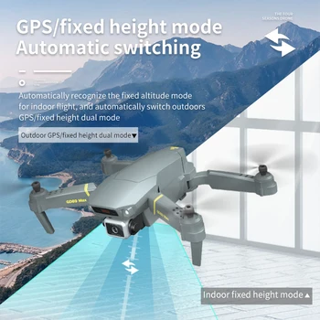 Svetovni Brnenje RC Helikopter GPS Brnenje 4K HD kamera Quadrocopter Brnenje 6K Dron Nastavljiv Gimbal WiFi živo FPV VS E58 F3 F11