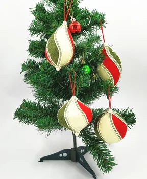 12pcs/veliko lep Velik Božično drevo okraski Pletene Božični Kroglice s 4 oblike