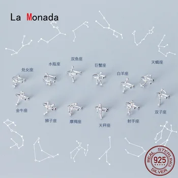 La Monada Constellation Posnetek Na Uhane Ženske Minimalističen Globo V Nakit 925 Sterling Srebro Uho Posnetek Uhani Za Ženske Korejski