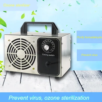 24G/H 220V Ozon Generator Pralni Zračni Filter Čistilec Ventilator za Dom, Avto, Formaldehida Časa Stikalo EU Plug generador de ozono