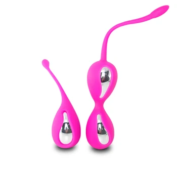 Silikonski Smart Keglove Žogo Vaginalne Tesen Mišice Izvajanje Usposabljanja Ženske Vaginalne Žogo Masaža Sex Igrače za Ženske, 1 & 2 Žoge