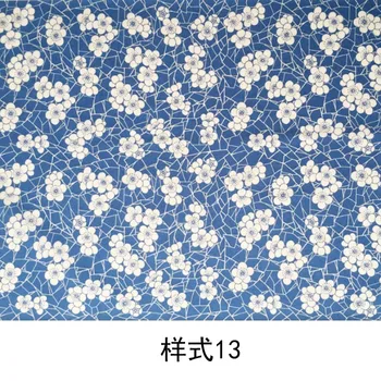 16PCS keramike, keramike, gline papir za Prenos glaze underglaze cvet papir Jingdezhen modre in bele porcelanaste nalepko papir 54x37cm