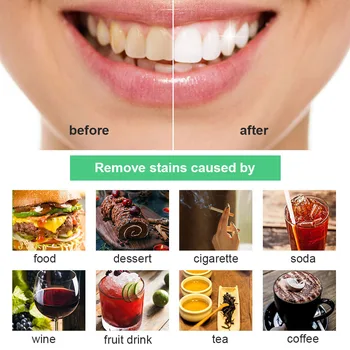 Naravno Oglje Beljenje Zob Prahu, Dima Kava Čaj Stain Remover Ustno Higieno Zobozdravstveno Oskrbo Bambusa Aktivno Oglje V Prahu