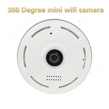 1080P HD Wifi Kamera 360-Stopinjski Panoramski širokokotni MINI Cctv Kamera Smart IPC Brezžični Fisheye P2P Home Security Wifi Kamera
