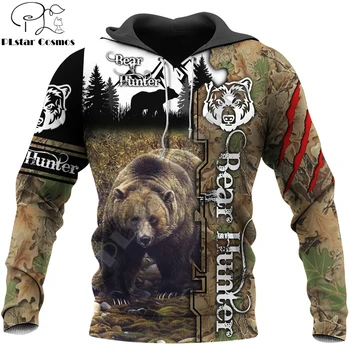 Najnovejše design Nosi Hunter 3D Tiskanih Moški pulover s kapuco Harajuku Modna Unisex Majica Športna Jakna in Pulover sudadera hombre DW088