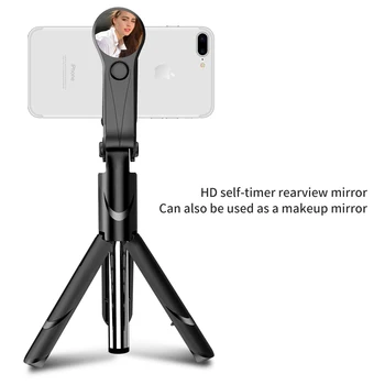 Univerzalni Bluetooth Selfie Držijo Ogledalo Z Brezžično Mini Stojalo Podaljša Monopod Za iPhone Za Android Za Samsung