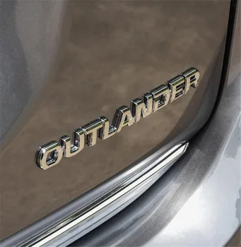 Avto Styling Za Mitsubishi Outlander 2007-2019 ABS trunk prtljage vrata prtljažnika 3D stereo LOGOTIP pismo rep polje