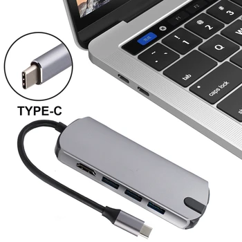 Multi Usb Adapter Vozlišče TIPA C do USB3.0 SD TF HDMI za MacBook Pro/Zrak USB Hub Razdelilnik 2020