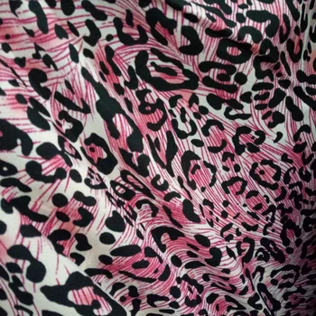 Obleke Obleko Leopard Šifon Tkanine, Krep, Tkanina Poletje Moda Materiala Dihanje Cosplay DIY Obrti Tkanine 1 Dvorišču