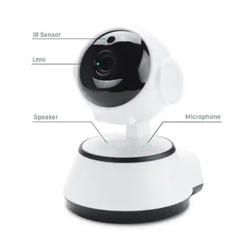 BESDER Home Security IP Kamera Brezžična WiFi Smart Camera, WI-FI Audio Snemanje Opazovanje Baby Monitor HD Mini CCTV Kamere iCSee