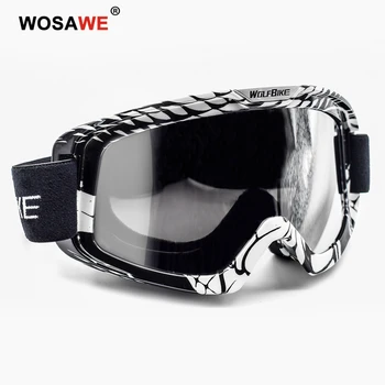 WOSAWE Motoristična Očala motorno kolo Motokros Očala ATV Offroad Očala Umazanijo Rider Kolo Očala Trpežne Snowboard Moto Očala