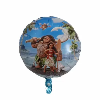 50pcs/veliko Moana folija baloni moana stranka dobave moana temo rojstni dekoracijo otroci igrače globo dekleta darila supplies