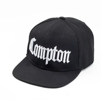 Visoka kakovost nove Compton vezenje baseball Kape Moda nastavljiv Bombaža Moške Kape Traker Klobuk Ženske Klobuki hop vrnitev žoge Skp