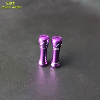 2.9 g lažji gumb aluminijaste zlitine, ki je primerna za D S baitcasting kolutu ogljika ročaj cnc 4 barve brezplačna dostava