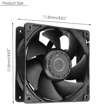 5500RPM Hladilni Ventilator Hladilnika Zamenjava 4-pin OGORČICE Priključek Za Antminer Bitmain S7 S9 za Napajanje