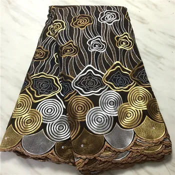 Vroče prodajo Švicarski voile čipke tkanine visoke kakovosti afriške čipke tkanine 2020 najnovejše vezene voile Čipke za ženske obleke 5yards