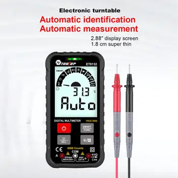 Strokovno Digitalni Multimeter RM102 KKM128 DC AC Napetost Tekoči Meter Upornost Diode Temperatura Tester Voltmeter Ampermeter