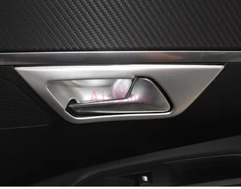 Pribor Za Peugeot 5008 3008 2017 2018 Notranjost Srebrna Barva Vrat ročaj Posodo Vstavite Prosojnice Trim Kritje Chrome Avto Styling