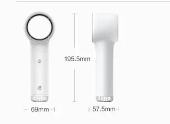 Xiaomi Bladeless Ventilator USB Polnjenje Ročni Močan Veter, Nizka raven Hrupa Varnost Hlajenje Zraka Ventilator Prenosni Leafless Ventilator za Odrasle Otroke