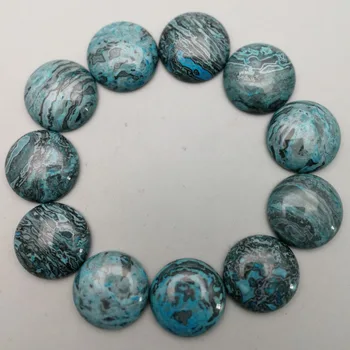 Moda krogu modre oniks naravnega kamna kroglice Dobre kakovosti čar 20 mm chrysoprase 20Pcs/veliko za nakit, izdelava Obroča dodatki