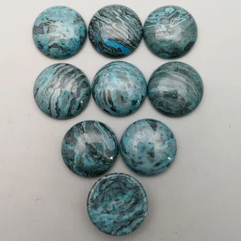 Moda krogu modre oniks naravnega kamna kroglice Dobre kakovosti čar 20 mm chrysoprase 20Pcs/veliko za nakit, izdelava Obroča dodatki