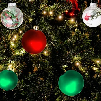 NOVO-30Pcs 6 cm Božični Kroglice Okraski za Božič Drevo Shatterproof Božično Drevo za Obešanje Žogo Odlikovanja