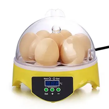 Mini 7 Jajce Inkubator Perutnine Inkubator Brooder Digitalni Temperature Valilnica Jajce Inkubator Hatcher Piščanec Raca Ptica, Golob