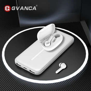 GVANCA M5 Qualcomm Čip TWS Brezžična tehnologija Bluetooth 5.0 Slušalke Touch Kontrole Brezžične Slušalke Podporo SBC、AAC、APTX Dekodirati