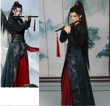 Prvinski Wei Wuxian Xiao Zhan BJD Oblačila Lov bo Ustrezala po Meri 70 cm 1/3 1/4 Moški Fant bjd Starodavni Kitajski Doll Noša