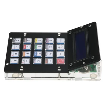 DIY Kalkulator Števec Komplet z Akril Primeru LCD-Zaslon Multi-purpose Elektronski Kalkulator Števec Elektronika Računalništvo