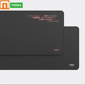 Xiaomi MIIIW Velike Mouse Pad Gaming Računalnik Gamer pisarne Pad Gume Tipkovnico Anti-skid Mehko Mausepad Za Prenosni RAČUNALNIK
