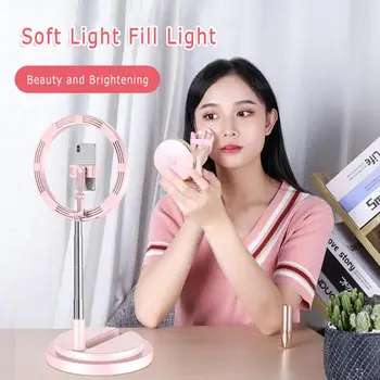 2020 Selfie Fill Light Namizni LED Obroč Svetlobe Za Selfie Svetilka, Stojalo Stojalo USB Vtič Za YouTube Tik Tok Živo Fotografija Studio