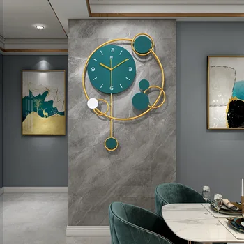 Dekorativne ura stenska ura dnevna soba Nordijska luksuzni sodobno minimalistično osebnost ustvarjalne art moda doma ura stenska ura