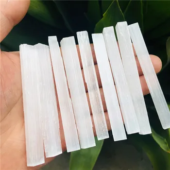 200 g Naravnih Selenit Quartz Crystal Palice Quartz Crystal Žetonov Naravni Kamni in Minerali Primerka Za Zrak Cleanning