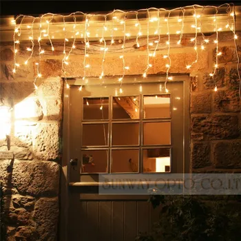 5M Božič LED Zavese Ledenica Niz Luči droop za 0,4-0,6 m LED Stranka Vrt, Oder na Prostem Nepremočljiva Okrasna Vila Lučka