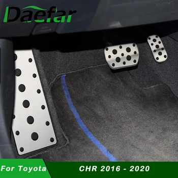 Iz nerjavečega Jekla, Anti-Slip NA Pad Goriva, Plina Zavore Noge Pedal Kritje za Toyota C-HR CHR 2016 - 2020 Dodatki