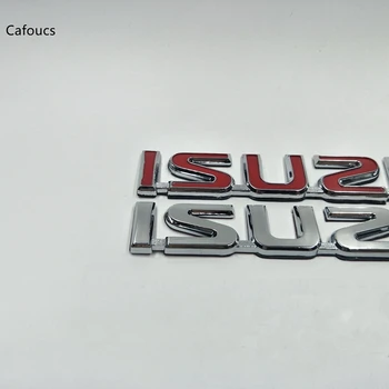 Za ISUZU D-MAX D MAX MU-MU X X Emblem zadaj vrata prtljažnika logotip nalepke trunk name ploščo