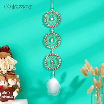 MIAMOR Temo Božič Božiček & Snežaka & Božično Drevo Dreamcatcher Doma Dekoracijo Sten Pribor Ornament Amor0803