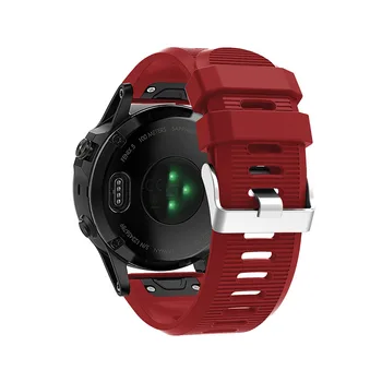 26 mm Nove Nadomestne Silikonski Hitro Sprostitev Kit Pasu Trak Za Garmin Fenix 5X za Garmin Fenix 3 3 HR Watchband Easyfit Zapestje