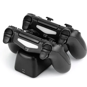 Za PS4 Igra Controlle Palčko Ročico Polnjenja Dock USB Polnilec za Playstation 4 PS4 Slim / PS4 Pro Krmilnik