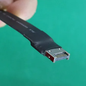 ADT-Link USB3.1 GEN2 Tip E Tip-E Podaljšek Notranji USB 3.1 E Vrsto Moški-Ženski Kabel w Vijak Odprtine za Matično ploščo