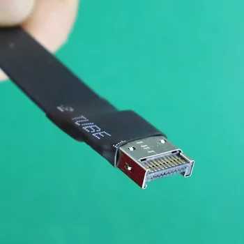 ADT-Link USB3.1 GEN2 Tip E Tip-E Podaljšek Notranji USB 3.1 E Vrsto Moški-Ženski Kabel w Vijak Odprtine za Matično ploščo