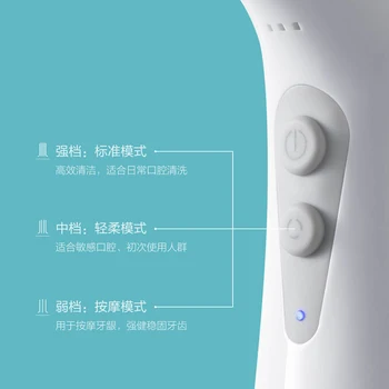 Xiaomi Mijia YMYM Prenosni Ustni Irrigator Tlak Zobni vodnim Flosser Nosni Irrigators Usta Proteze Zobne Čistilo 120ml