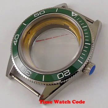 41mm Watch Primeru Deli, Primerni Za Miyota 8215 821A 8205 ETA 2836 2824 DG2813 Safir steklokeramično Ploščo Vstavite polirano